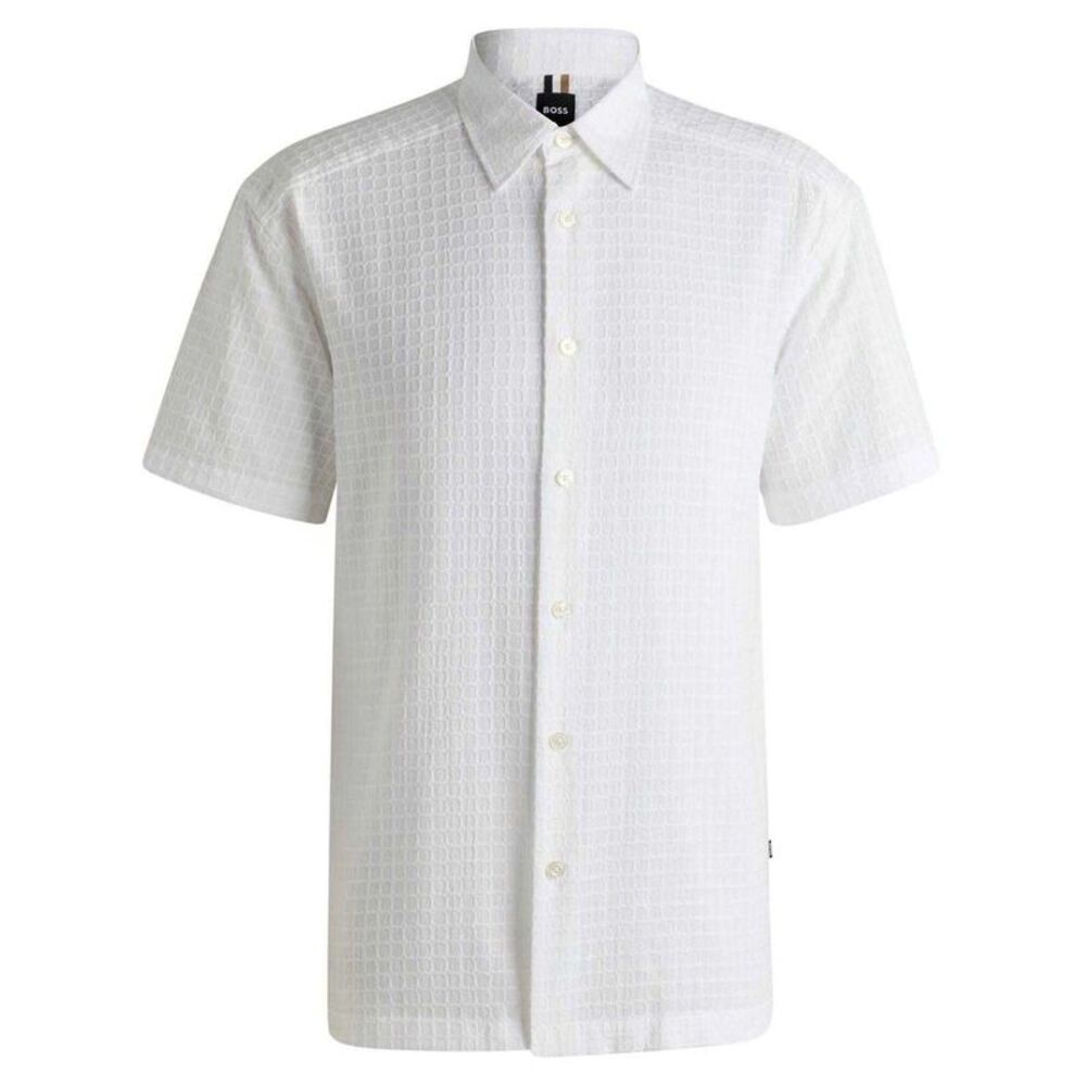 Boss Mens C-Cory Lightweight Casual Shirt / White